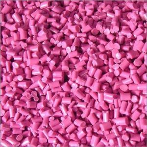 Pink HDPE Reprocessed Granules