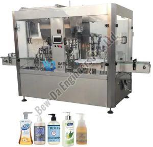 Rotary Sanitizer Bottle Filling Machine