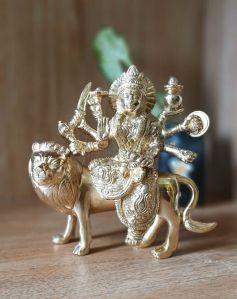 Brass Durga Mata Statue