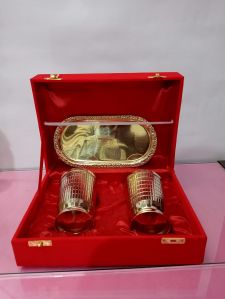 JYOTI ENTERPRISES BRASS GLASS SET