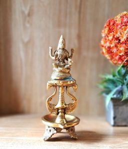 Brass Laxmi Diya