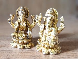 BRASS LAXMI GANESH JI 002