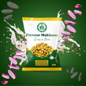 Cream And Onion Roasted Makhana