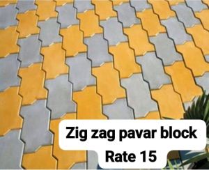 zigzag paver block