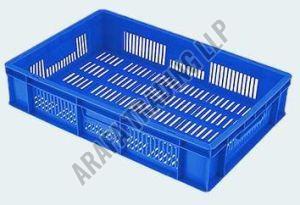 600 x 400 x 125mm Complete Ventilated Plastic Crate