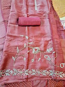 Ladies Anarkali Unstitched Suit