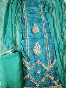 Ladies Embroidered Unstitched Suit