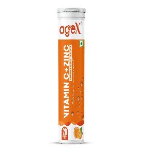 agex vitamin c zinc effervescent tablets