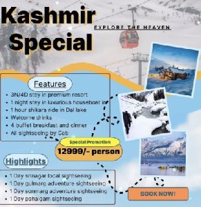 enchanting beauty of kashmir tour package