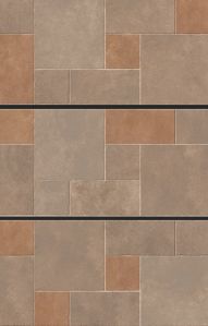 Anito Brown Stone Punch Floor Tiles