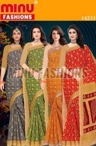 Banita Printed Cotton Saree