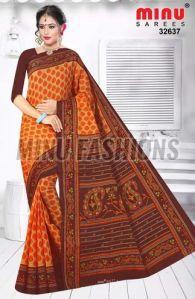 Deepa Chiku Printed Cotton Saree