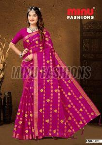 Ruhani Embroidered Cotton Saree