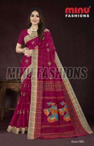 Saregama Printed Cotton Saree