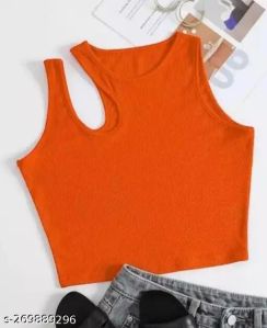 Cut Shoulder Top