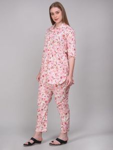 Ladies Printed Night Suit