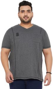 Mens V Neck Casual T Shirt