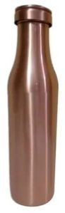 1 Litre Plain Copper Water Bottle