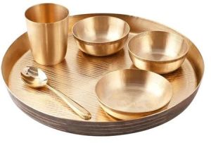 6 Pieces Bronze Dinner Set