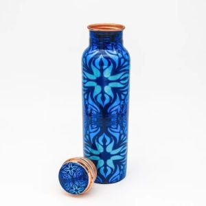 Designer Copper Water Bottle