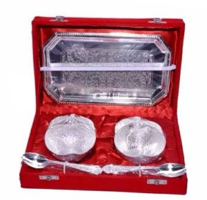 Silver Plated 5 Pcs Bowl Set