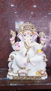 Decorative Marble Ganesh Statue