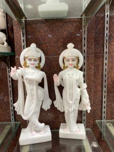 Decorative Marble Radha Krishna Statue