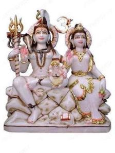 Decorative Marble Shiv Parivar Statue