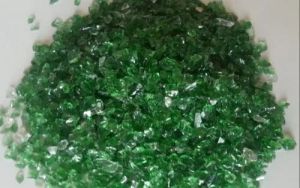 Green Cullet Glass Scrap