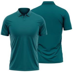 Men's Mosaic Blue Polo T-Shirt