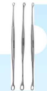 Set of 3 Sharp Blunt Uterine Curette Double Ended