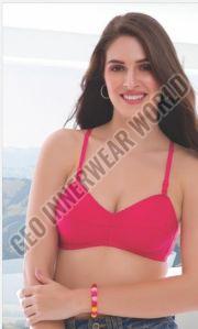 Ladies Hot Pink Padded Bra
