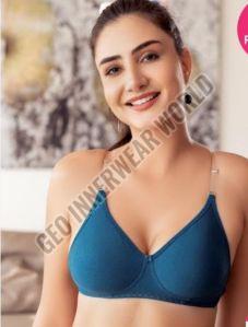 Ladies Navy Blue Padded Bra