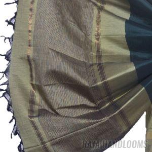 3PC Pochampally Ikat / Ikkat Handloom Cotton Silk Unstitched Dress Material Set for Women - AL006