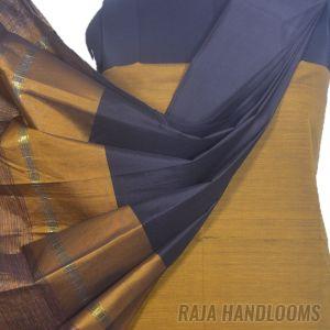 3PC Pochampally Ikat / Ikkat Handloom Cotton Silk Unstitched Dress Material Set for Women - PE004