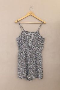 Beach Wear Printed Short Jumpsuit