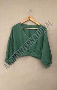 Beach Wear Plain Skirt Top Set