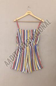 Beachwear Polyester Short Jumpsuit