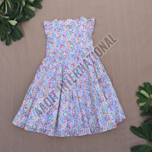 Girls Casual Printed Frock