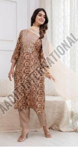 Ladies Kurti Palazzo Set with dupatta