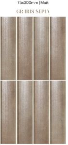 75x300 mm Ceramic Iris Matt Tiles