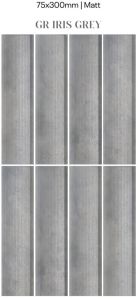 75x300 mm Ceramic Iris Matt Tiles