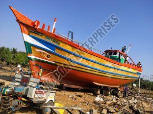 Mulicolor FRP Fishing Boat