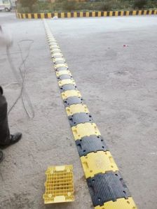 PVC Yellow and Black Heavy Duty Speed Breaker
