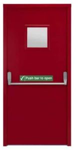 Mild Steel Industrial Fire Door