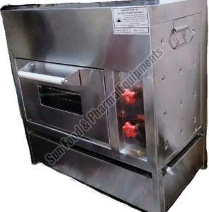 18x18 Inch Gas Top & Bottom Burner Pizza Oven