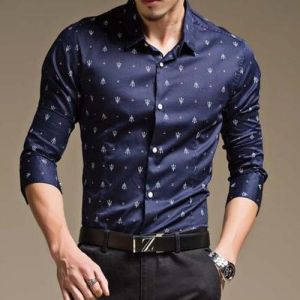 mens printed shirt