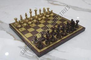 12 Inch Brass Chess