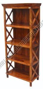 4 Shelves Wooden Bookshelf