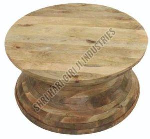 Brown Wooden Coffee Table